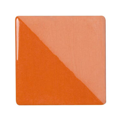Orange color chip - Speedball Art Underglaze