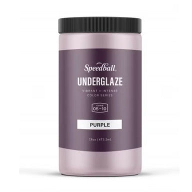package of 16oz speedball art purple underglaze