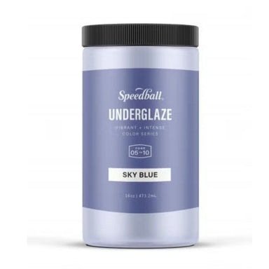 package of 16oz speedball art sky blue underglaze