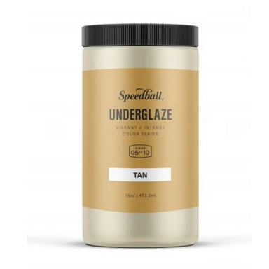 package of 16oz speedball art tan underglaze