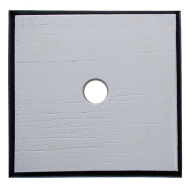 Bird's eye view of fiber floor for Olympic Kilns HotBoxes for Vitrigraphing glass work